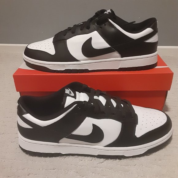 SIZE 12 - Nike Dunk Low Retro White Black Panda - DD1391-100 - AUTHENTIC NEW! - Picture 2 of 9